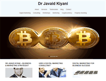 Tablet Screenshot of javaidkiyani.com